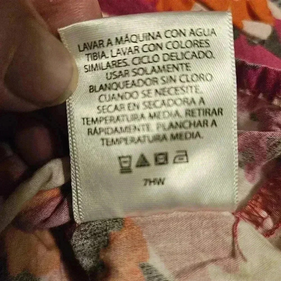 Faded Glory Girls Red and Pink Multicolor Ruffled Summer Dress Size 4T - Picture 6 of 9